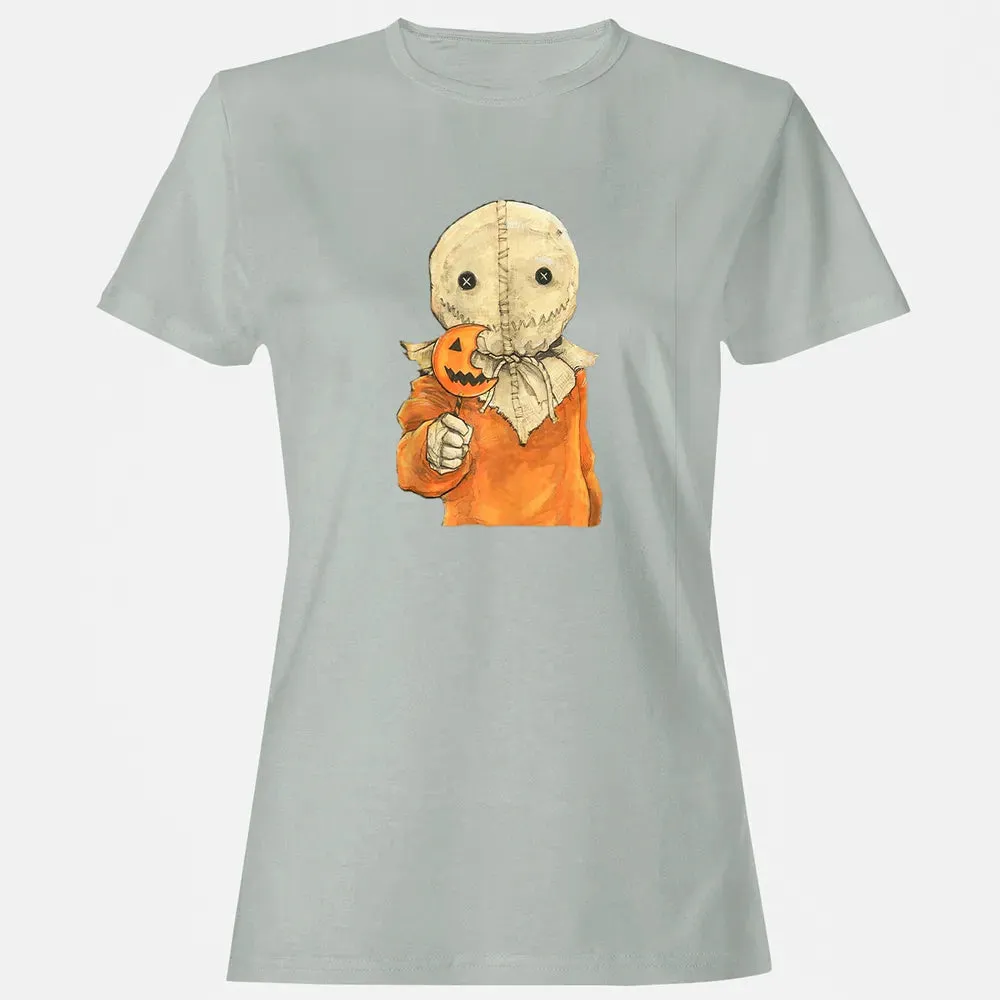 Trick r Treat Funny Cute Sam Halloween Women's T-shirt - 2