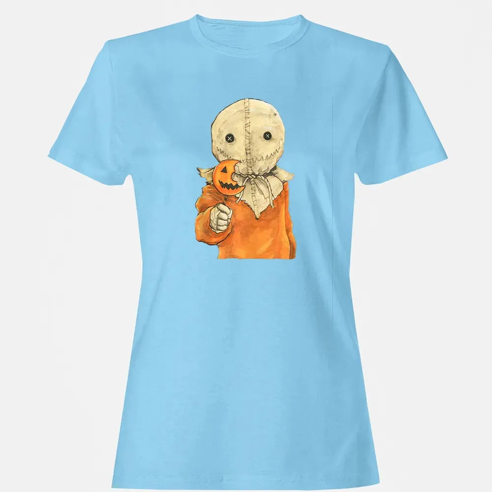 Trick r Treat Funny Cute Sam Halloween Women's T-shirt - 8