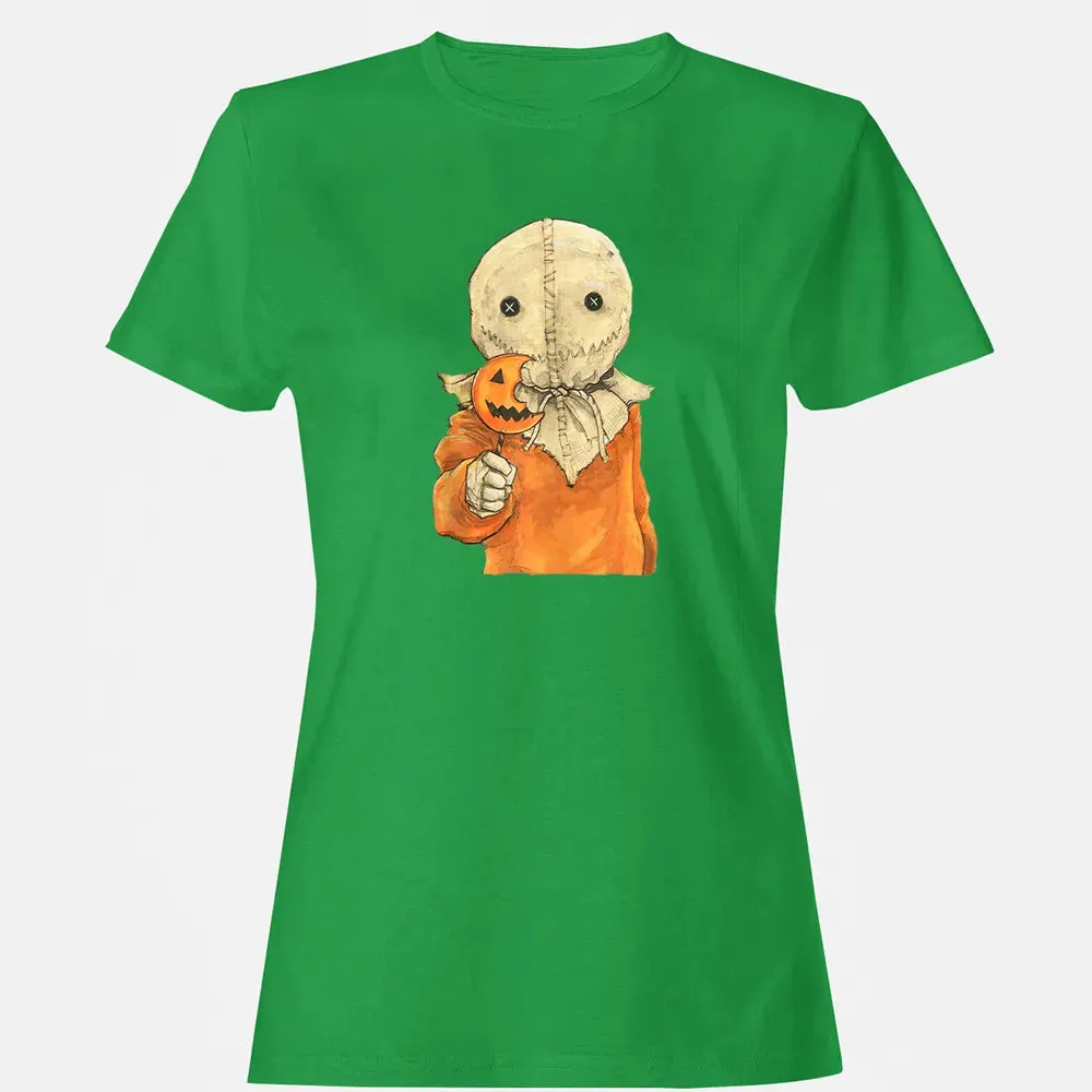 Trick r Treat Funny Cute Sam Halloween Women's T-shirt - 7