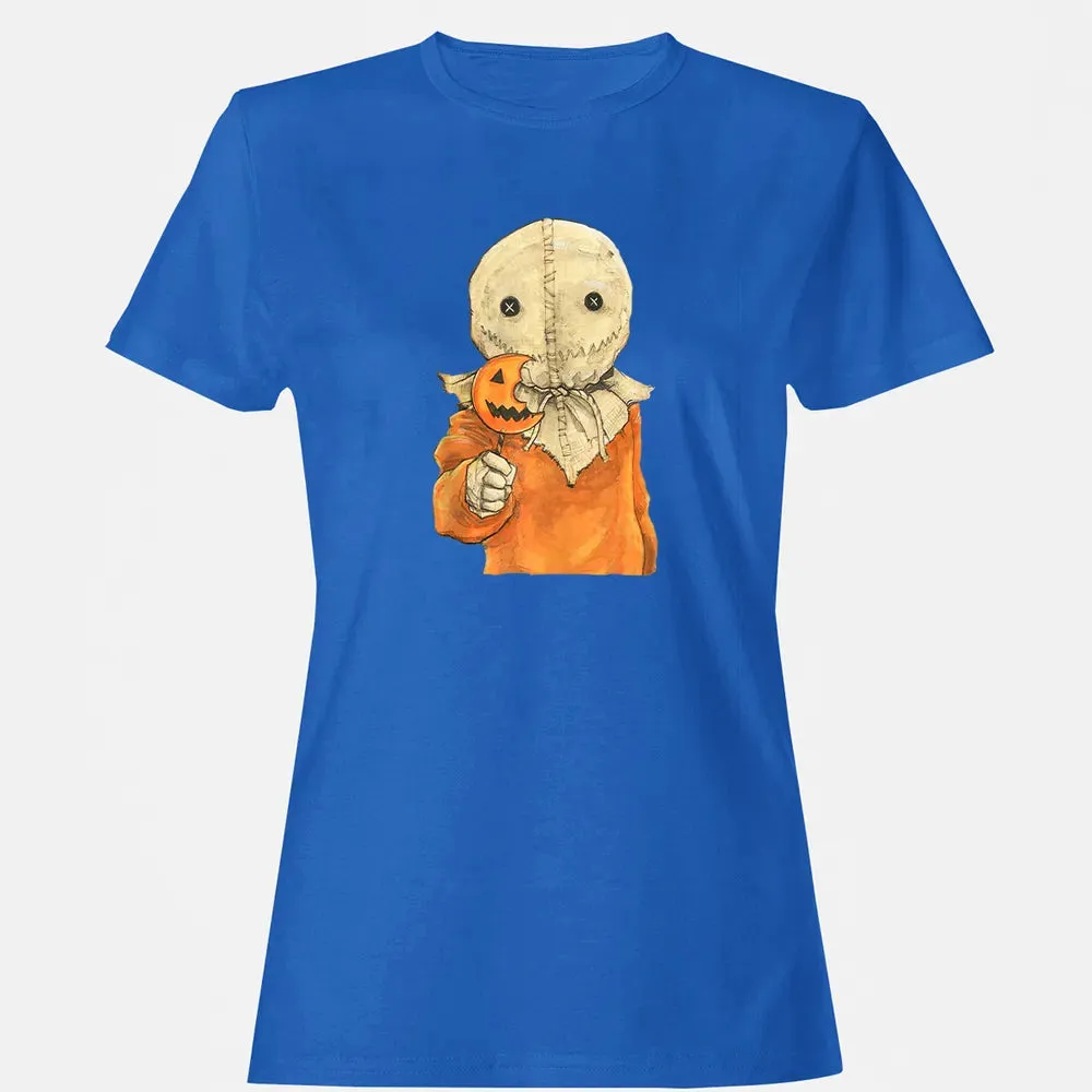 Trick r Treat Funny Cute Sam Halloween Women's T-shirt - 14