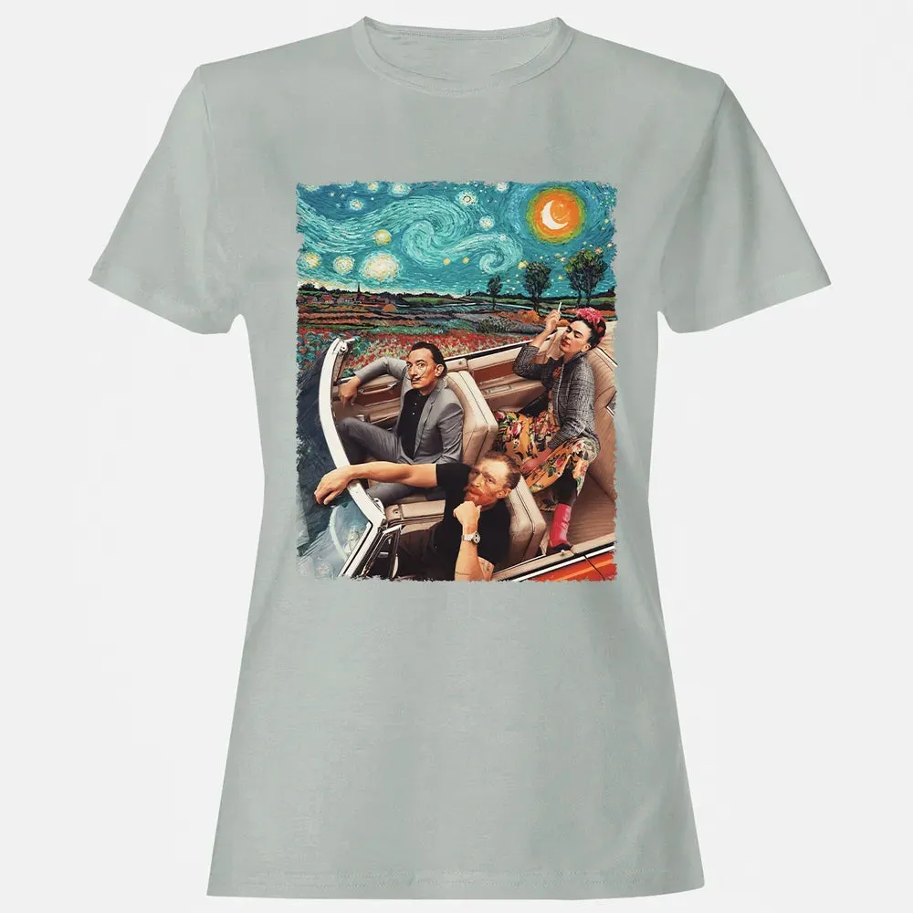 Great Artists In Car Women's T-shirt - 2