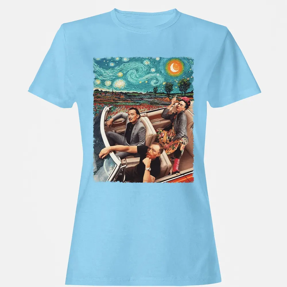 Great Artists In Car Women's T-shirt - 8