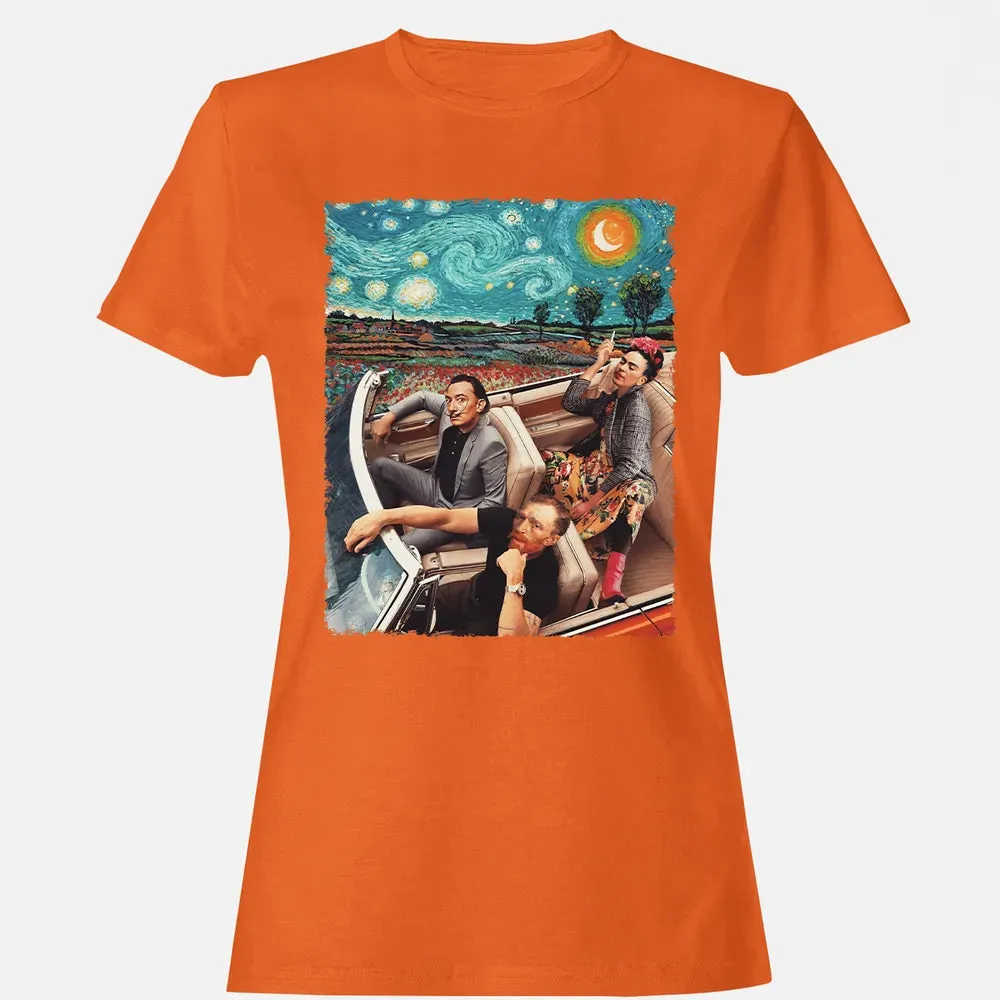 Great Artists In Car Women's T-shirt - 11