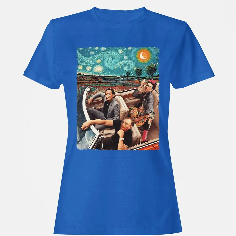 Great Artists In Car Women's T-shirt - 14