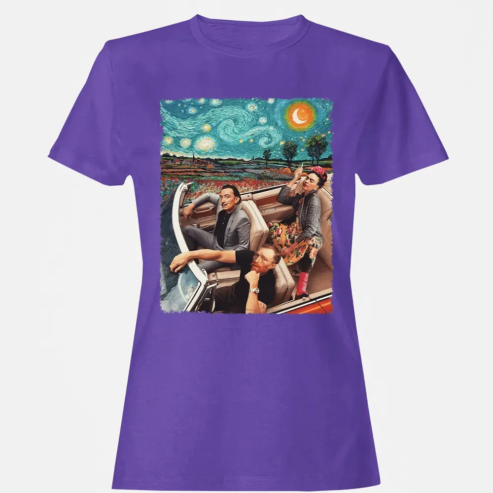 Great Artists In Car Women's T-shirt - 12