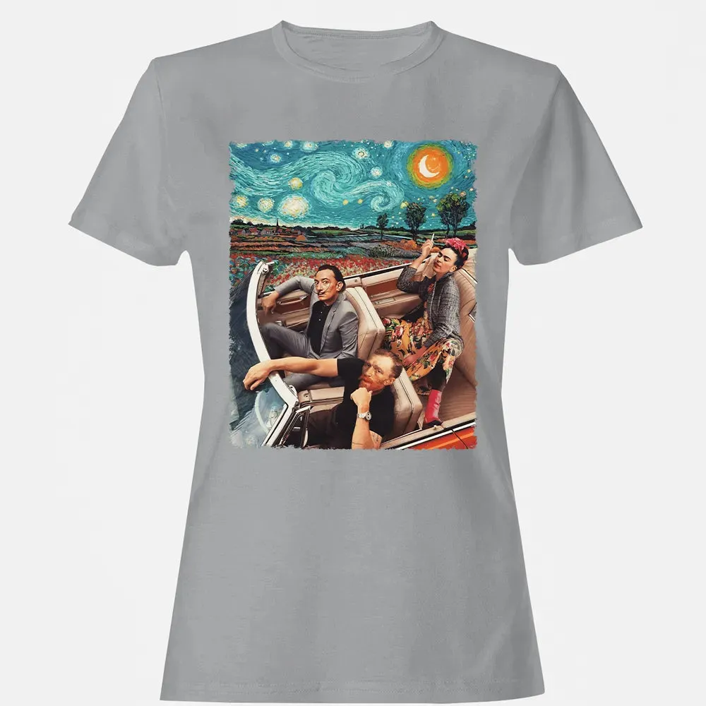 Great Artists In Car Women's T-shirt - 15