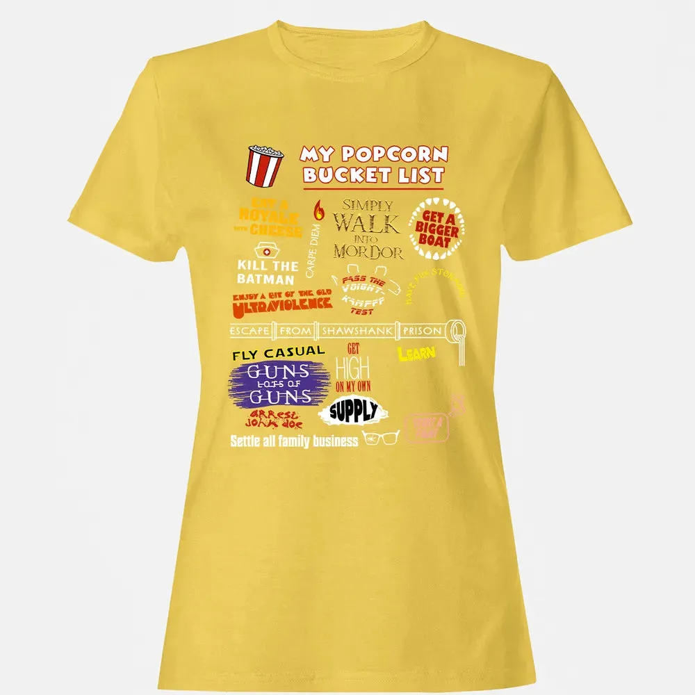 My Popcorn Bucket List Women's T-shirt - 4