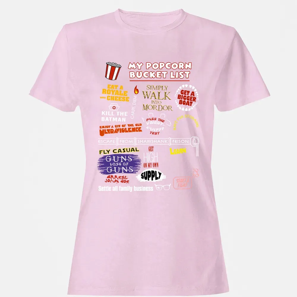 My Popcorn Bucket List Women's T-shirt - 9