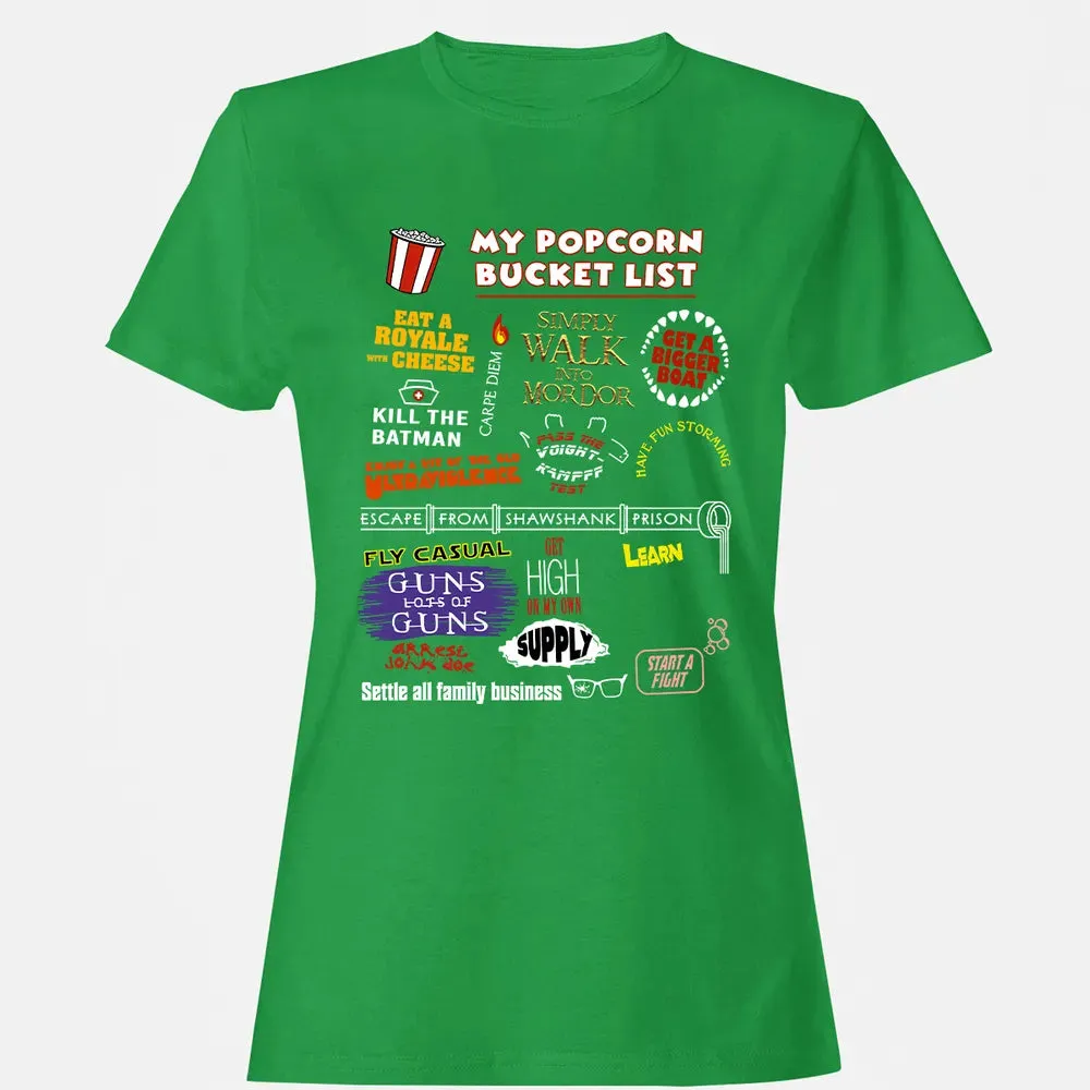 My Popcorn Bucket List Women's T-shirt - 7
