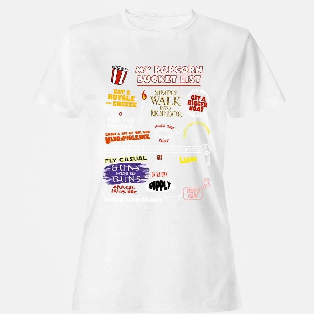 My Popcorn Bucket List Women's T-shirt - 16