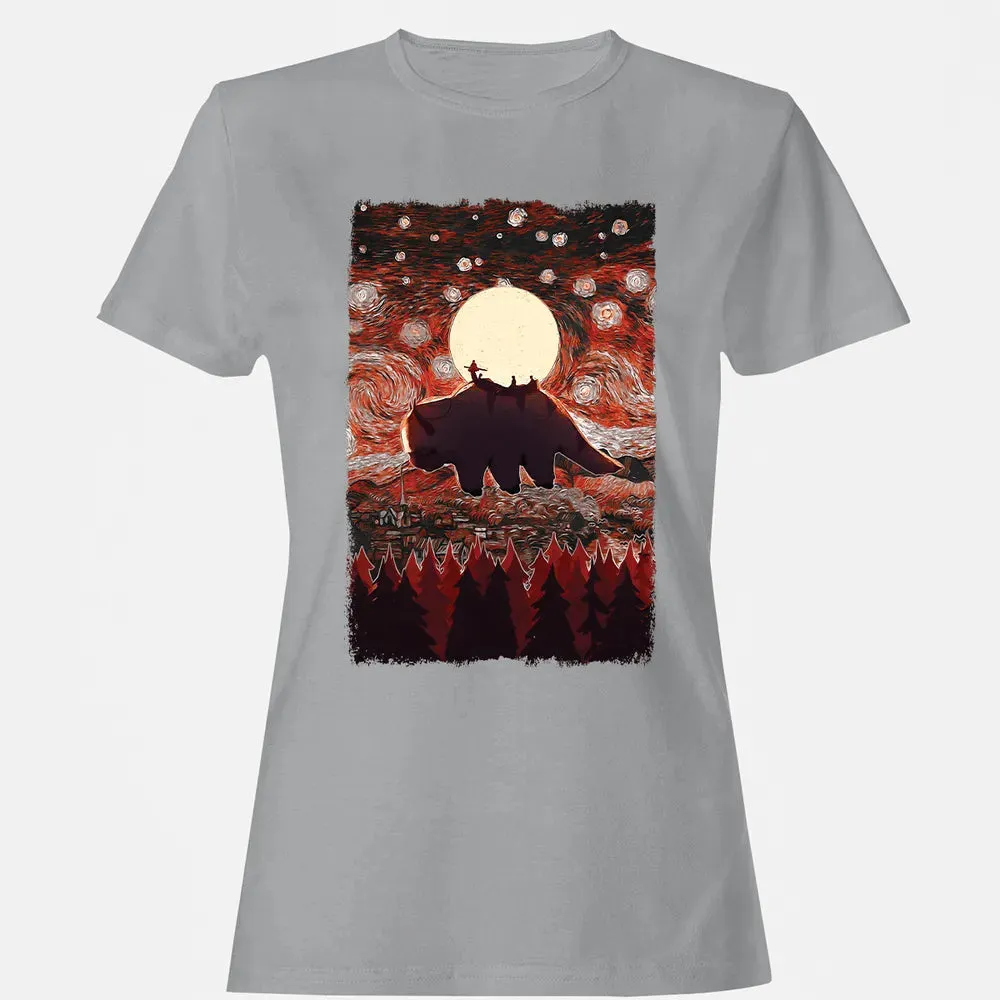 Flying Appa Starry Night Women's T-shirt - 15