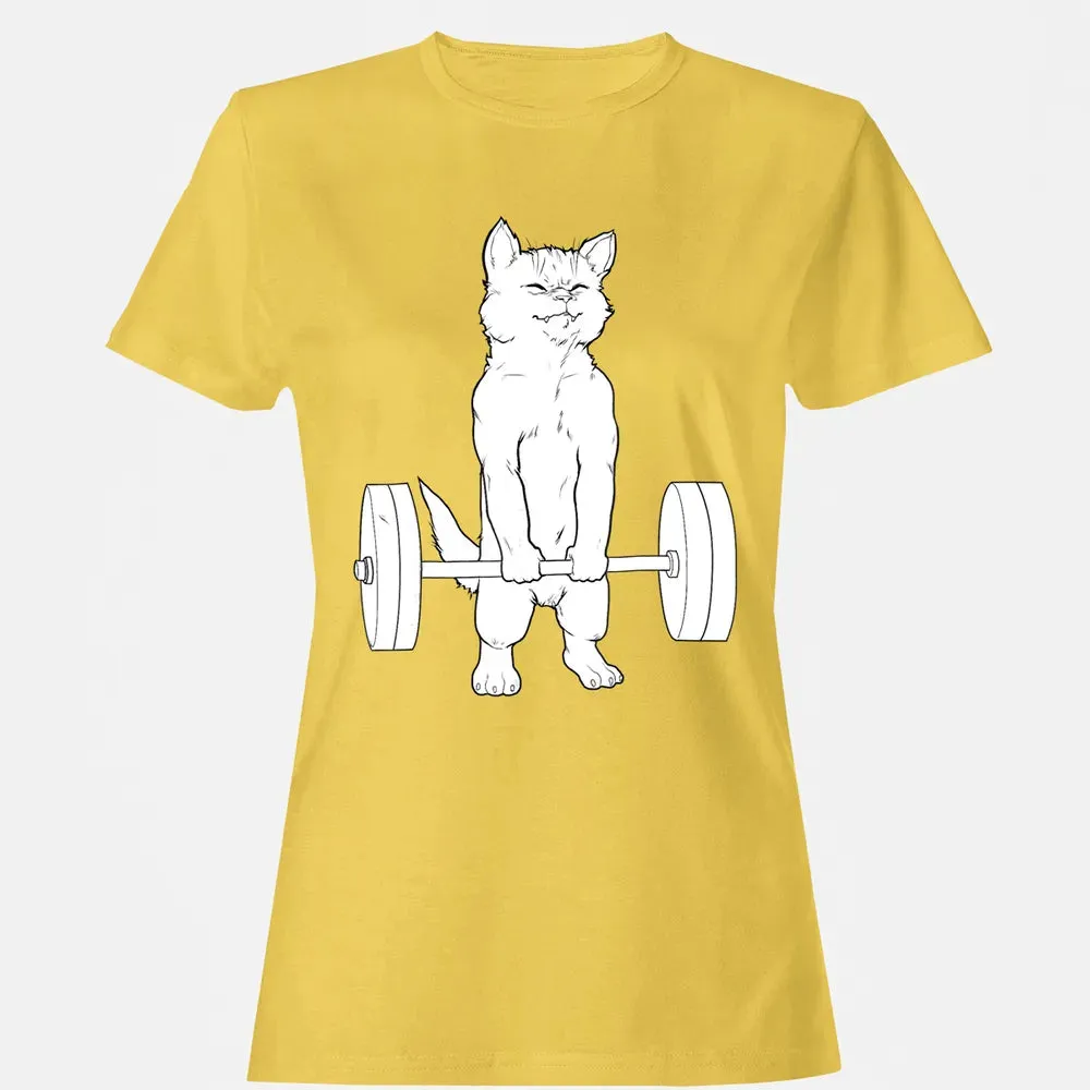 Cat Deadlift Powerlifting Women's T-shirt - 4