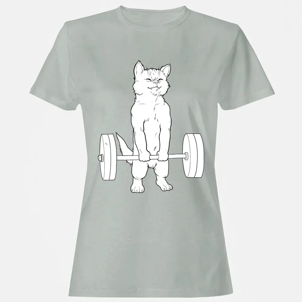 Cat Deadlift Powerlifting Women's T-shirt - 2