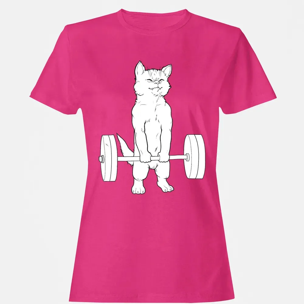 Cat Deadlift Powerlifting Women's T-shirt - 6