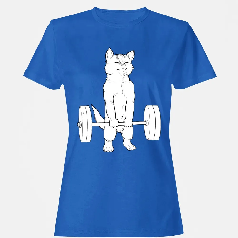 Cat Deadlift Powerlifting Women's T-shirt - 14