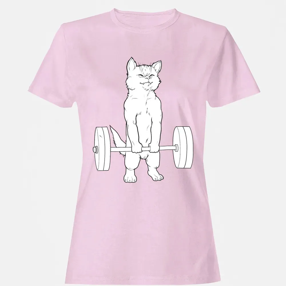 Cat Deadlift Powerlifting Women's T-shirt - 9
