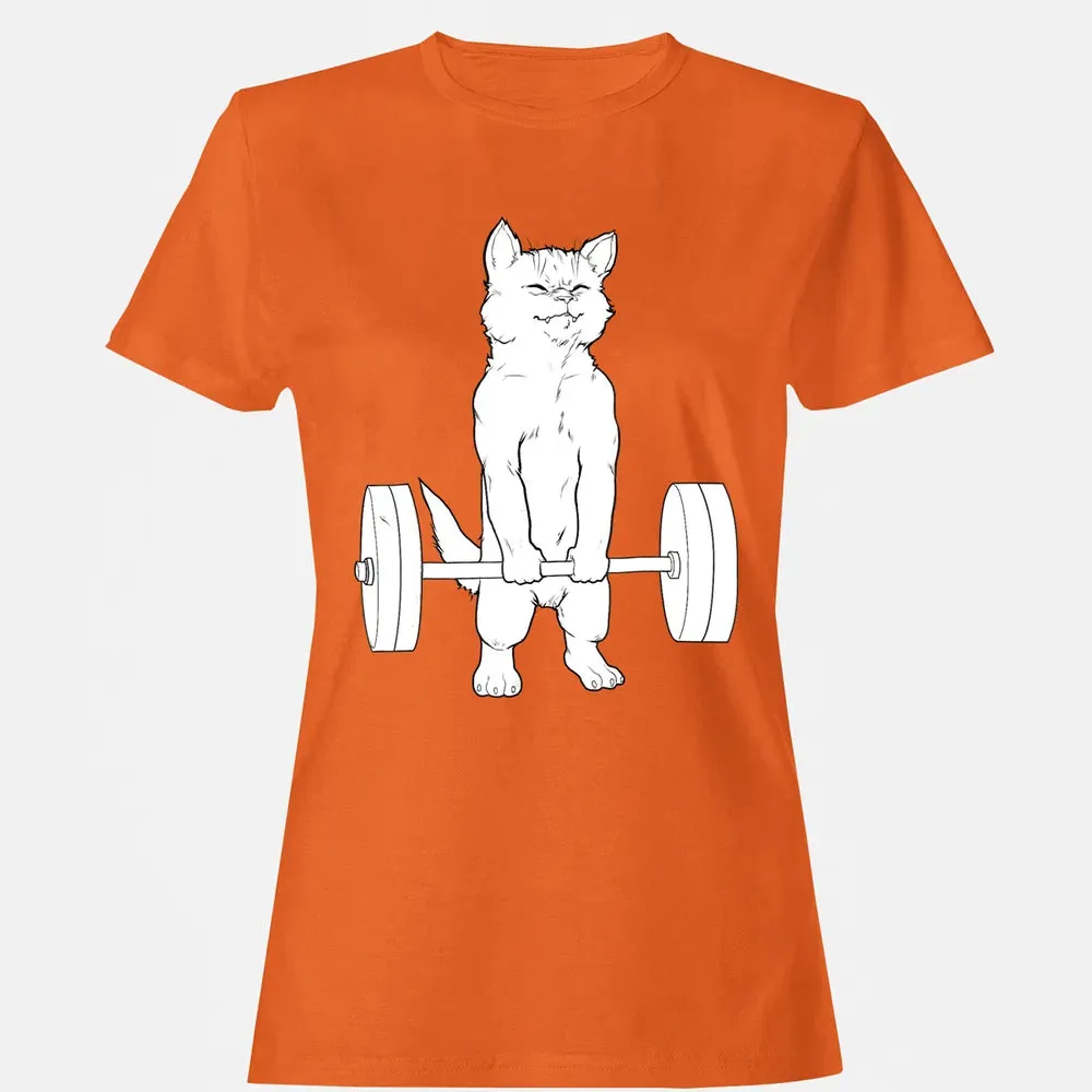 Cat Deadlift Powerlifting Women's T-shirt - 11