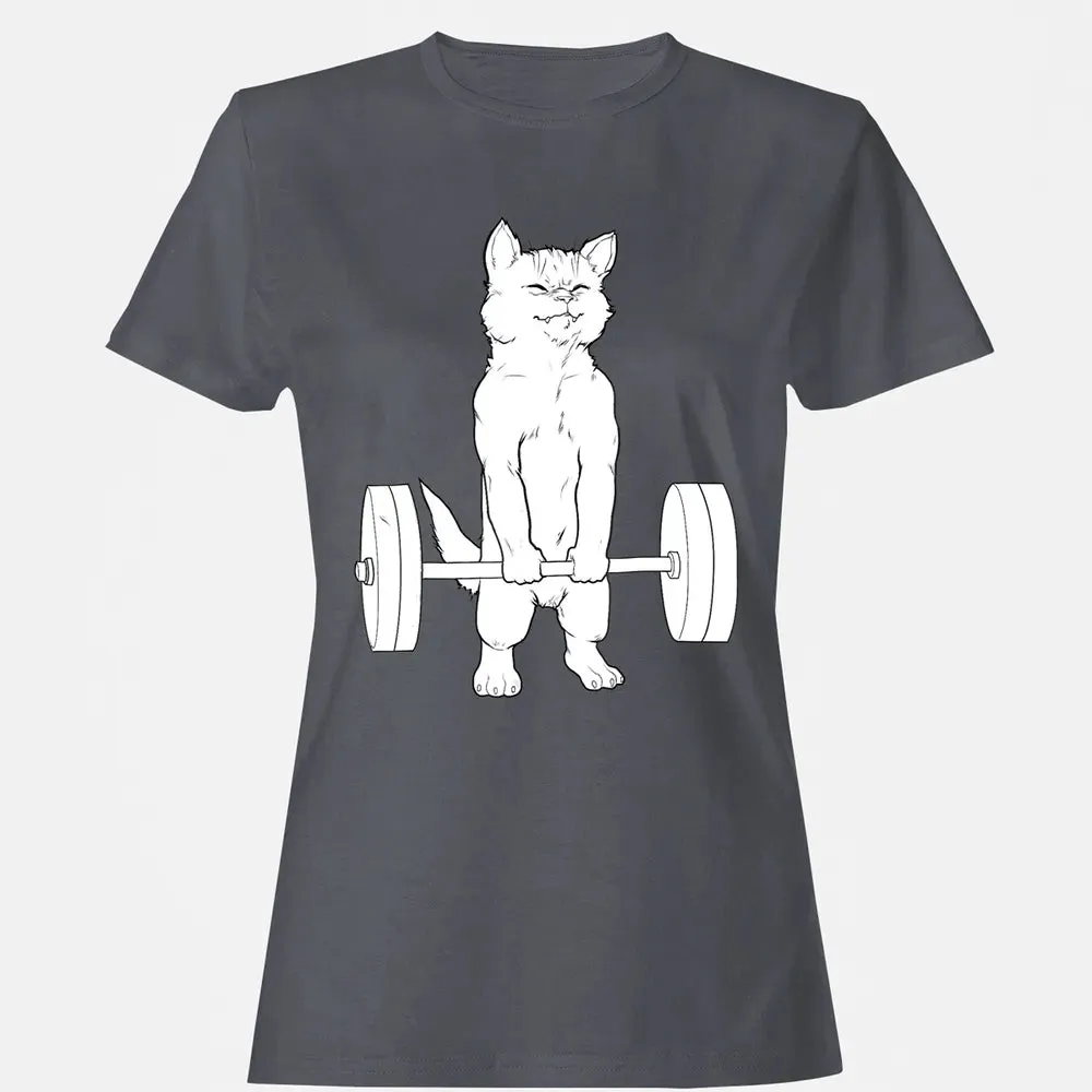 Cat Deadlift Powerlifting Women's T-shirt - 5