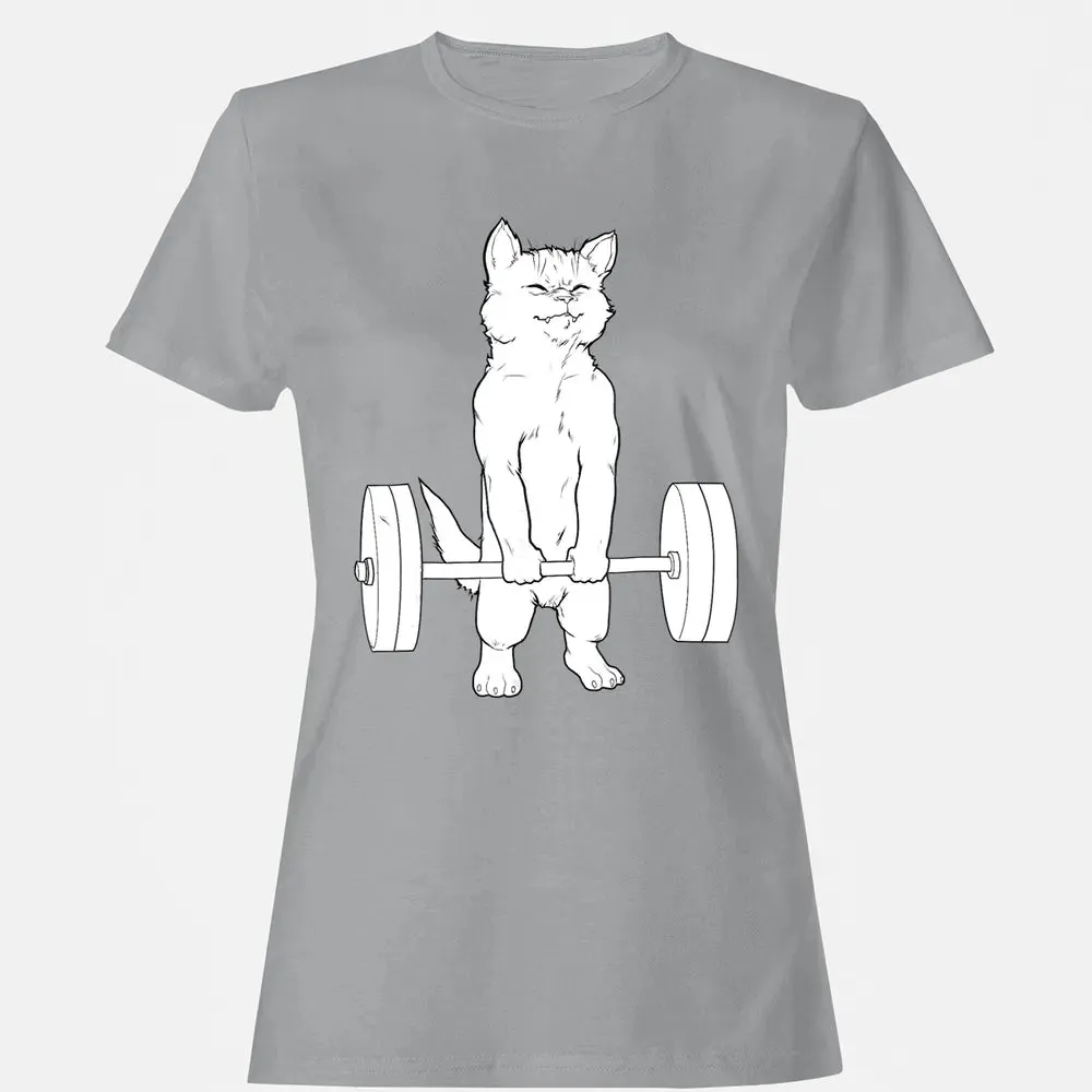Cat Deadlift Powerlifting Women's T-shirt - 15