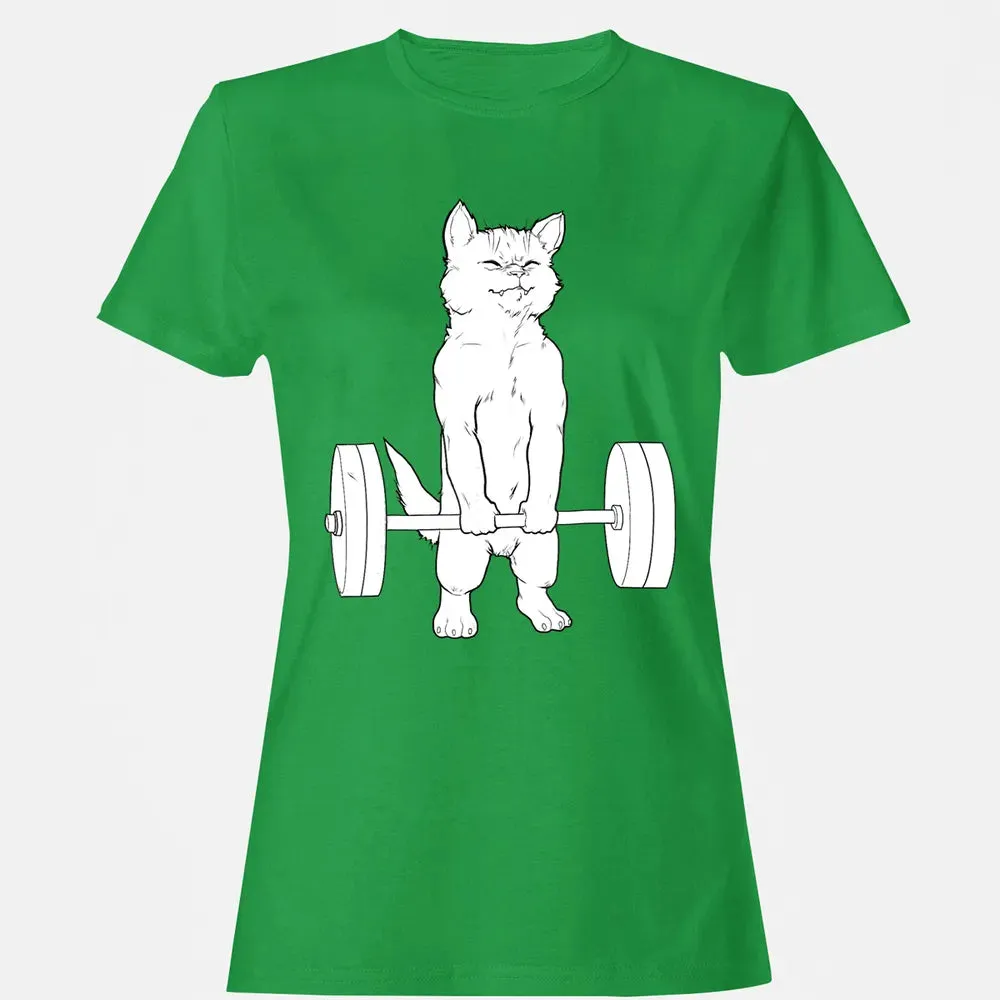 Cat Deadlift Powerlifting Women's T-shirt - 7