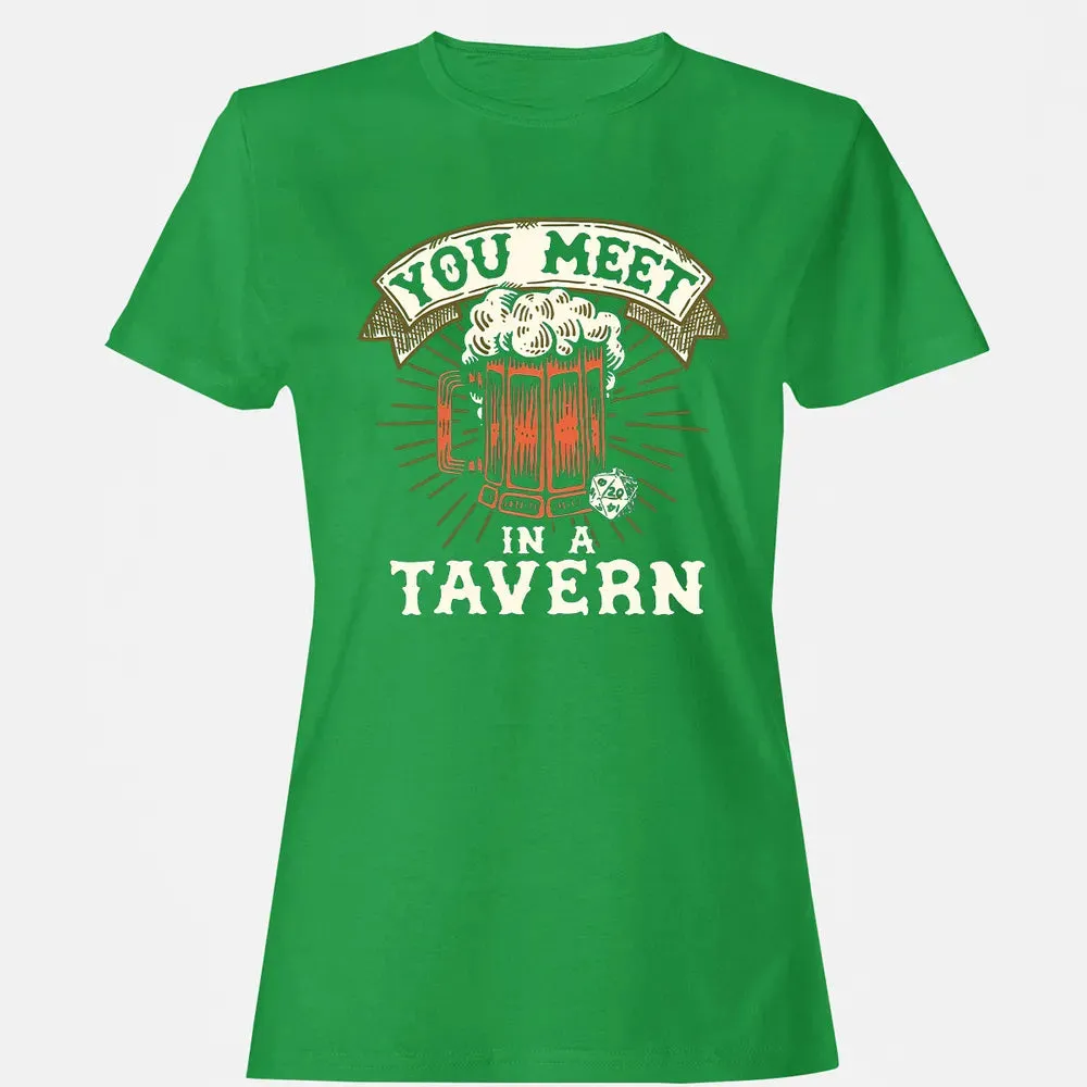 You Meet In A Tavern Women's T-shirt - 7
