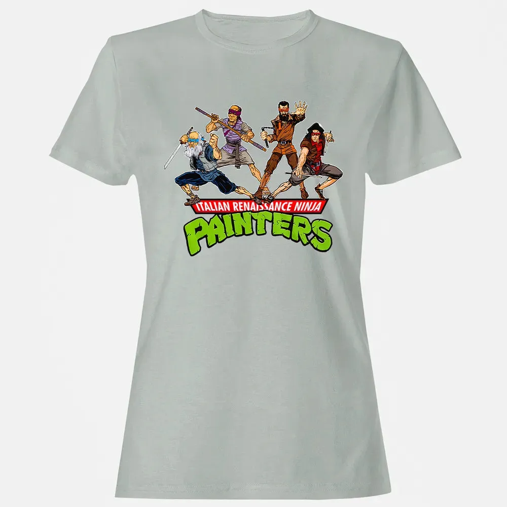 Italian Renaissance Ninja Painter Women's T-shirt - 2