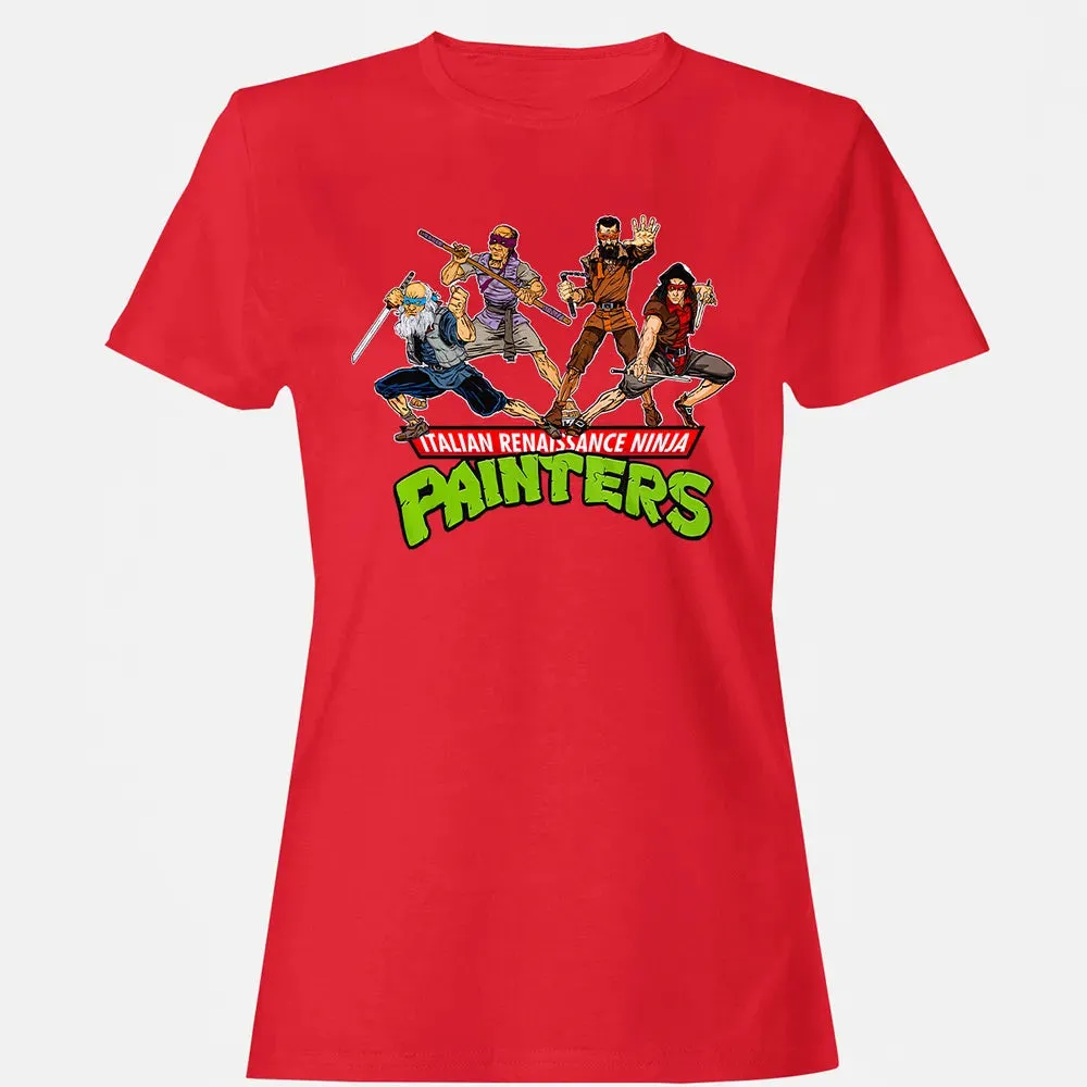 Italian Renaissance Ninja Painter Women's T-shirt - 13