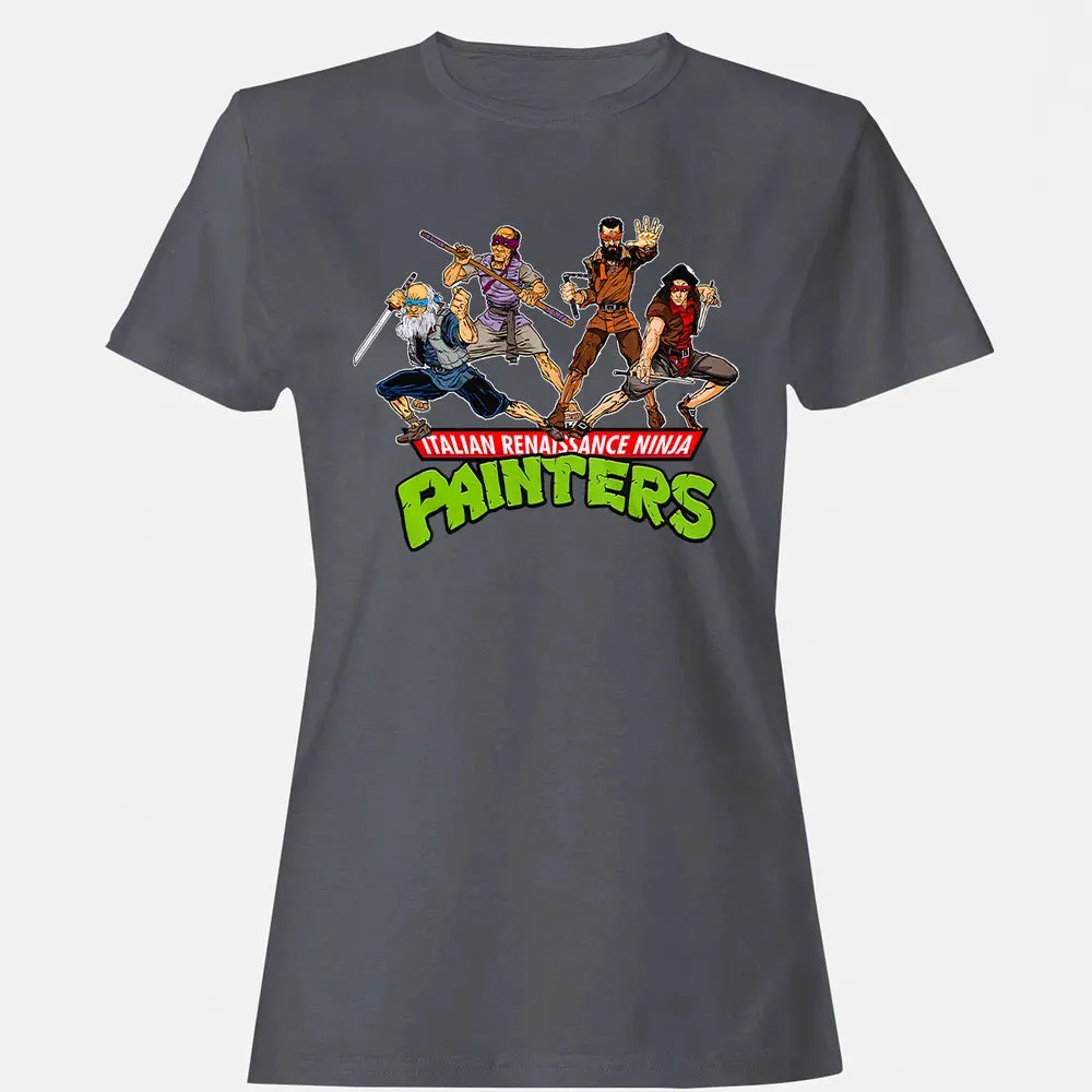 Italian Renaissance Ninja Painter Women's T-shirt - 5