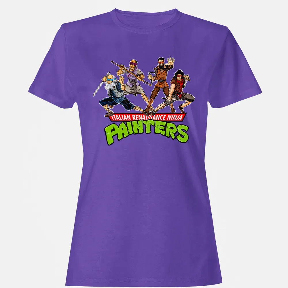 Italian Renaissance Ninja Painter Women's T-shirt - 12