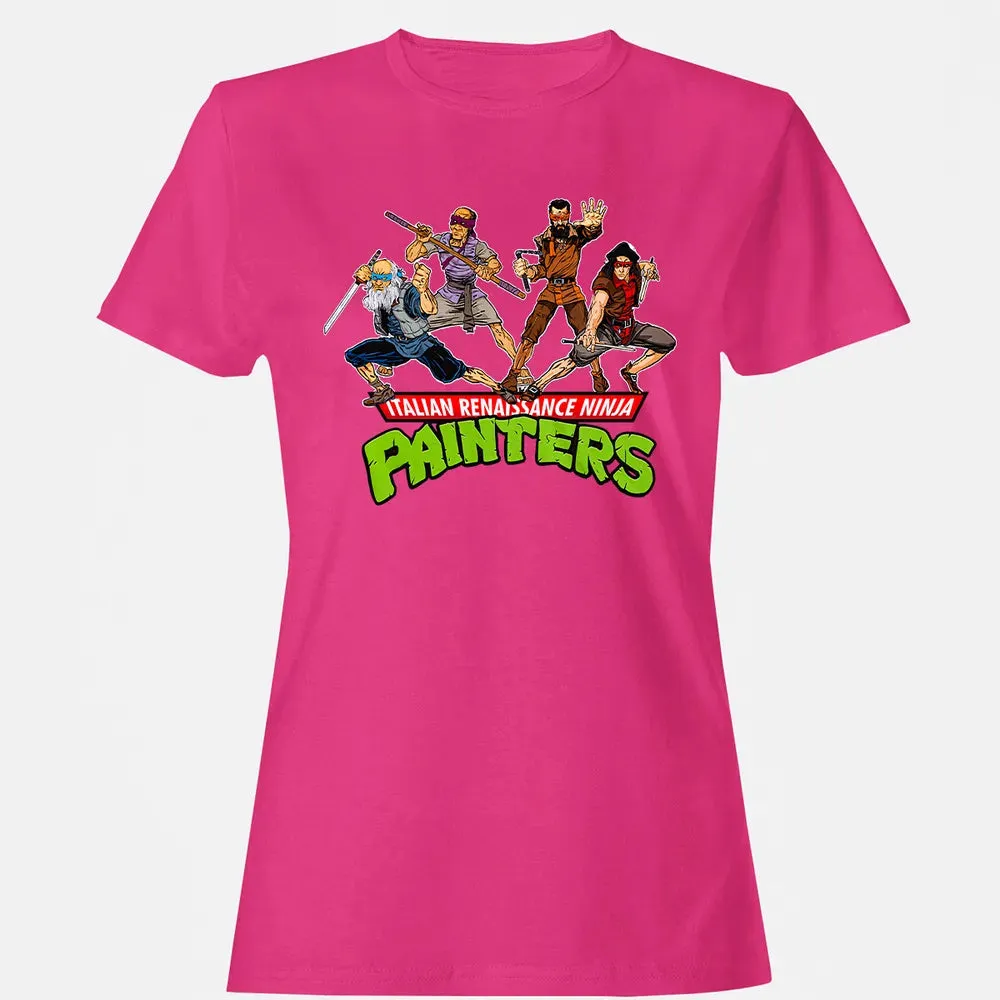 Italian Renaissance Ninja Painter Women's T-shirt - 6