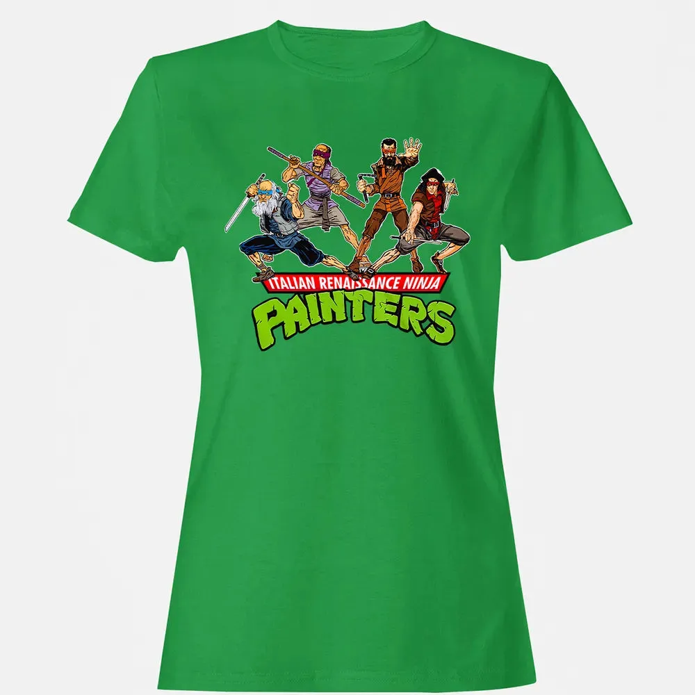 Italian Renaissance Ninja Painter Women's T-shirt - 7