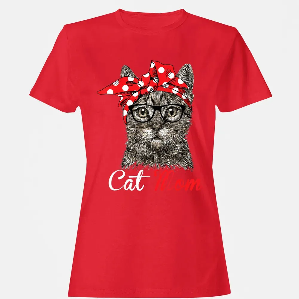 Funny Cat Mom  for Cat Lovers Mothers Day Gift Women's T-shirt - 13