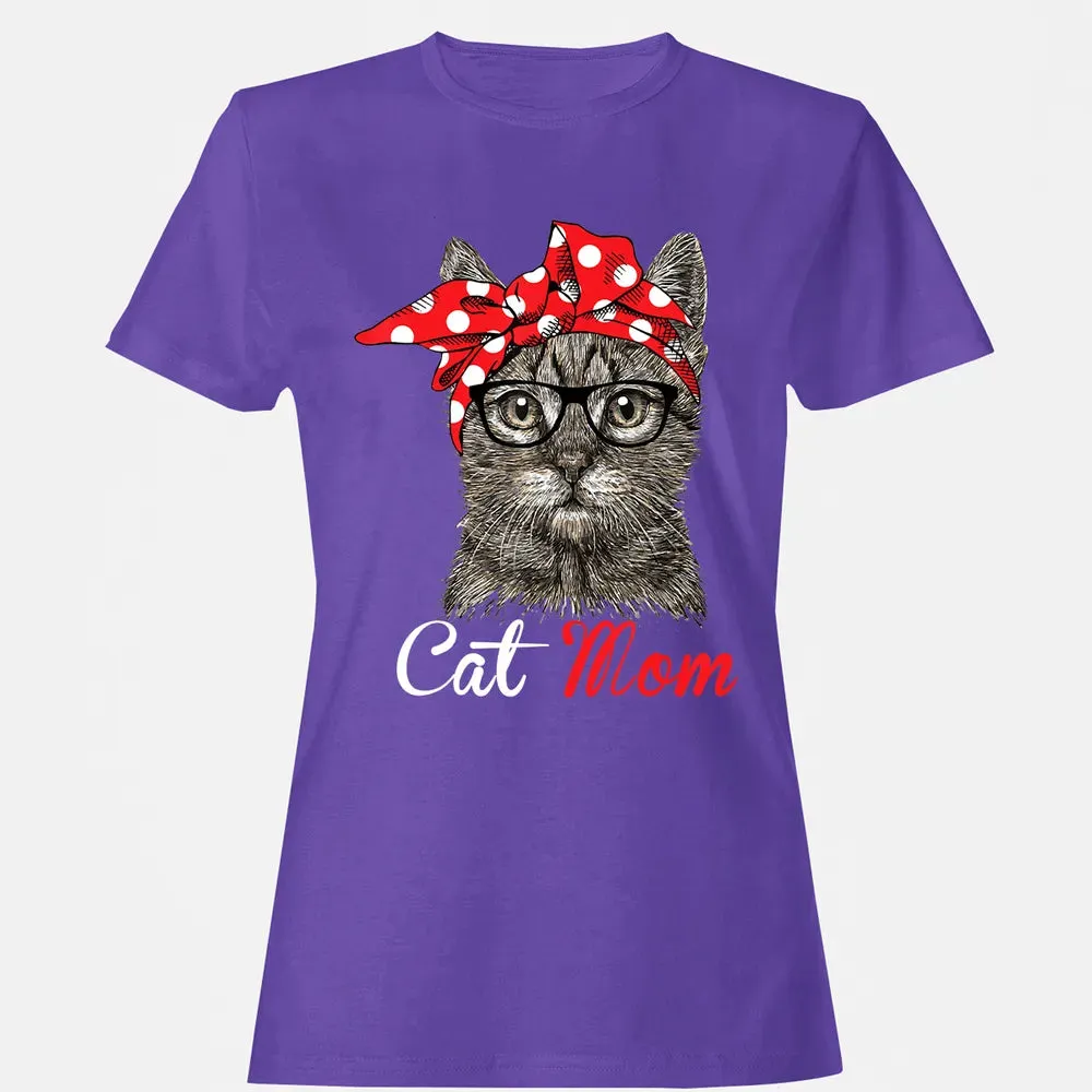 Funny Cat Mom  for Cat Lovers Mothers Day Gift Women's T-shirt - 12