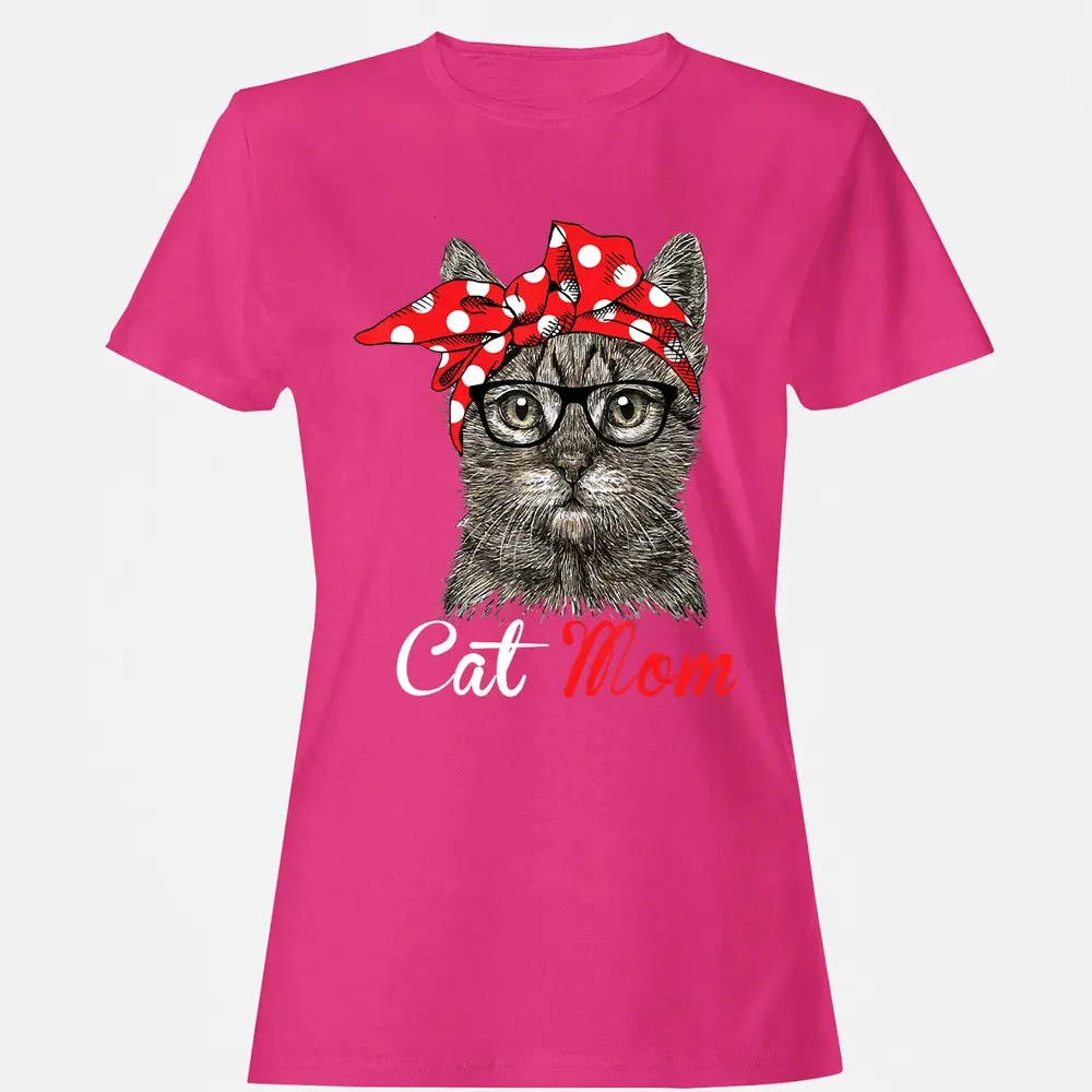 Funny Cat Mom  for Cat Lovers Mothers Day Gift Women's T-shirt - 6