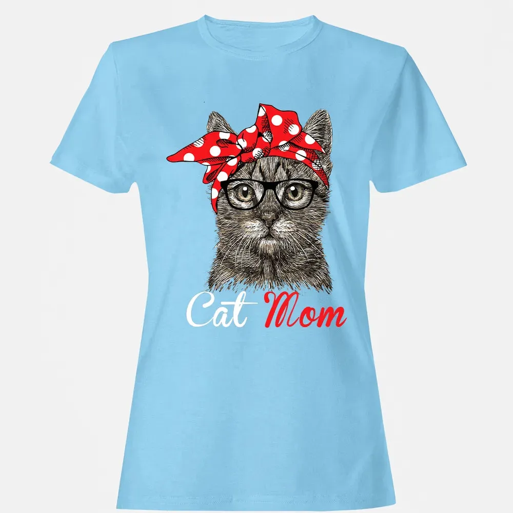 Funny Cat Mom  for Cat Lovers Mothers Day Gift Women's T-shirt - 8