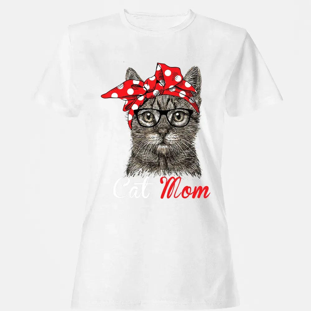 Funny Cat Mom  for Cat Lovers Mothers Day Gift Women's T-shirt - 16