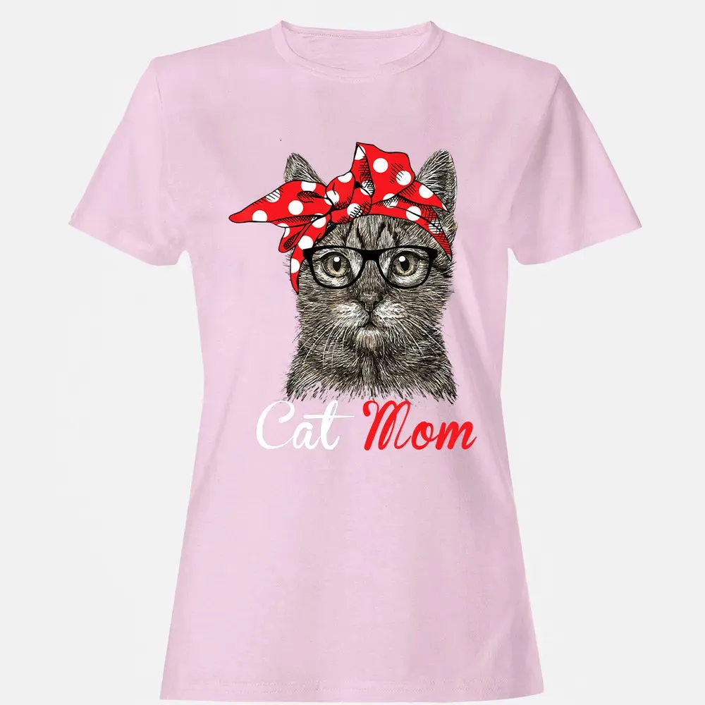 Funny Cat Mom  for Cat Lovers Mothers Day Gift Women's T-shirt - 9