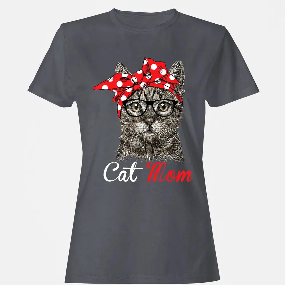 Funny Cat Mom  for Cat Lovers Mothers Day Gift Women's T-shirt - 5