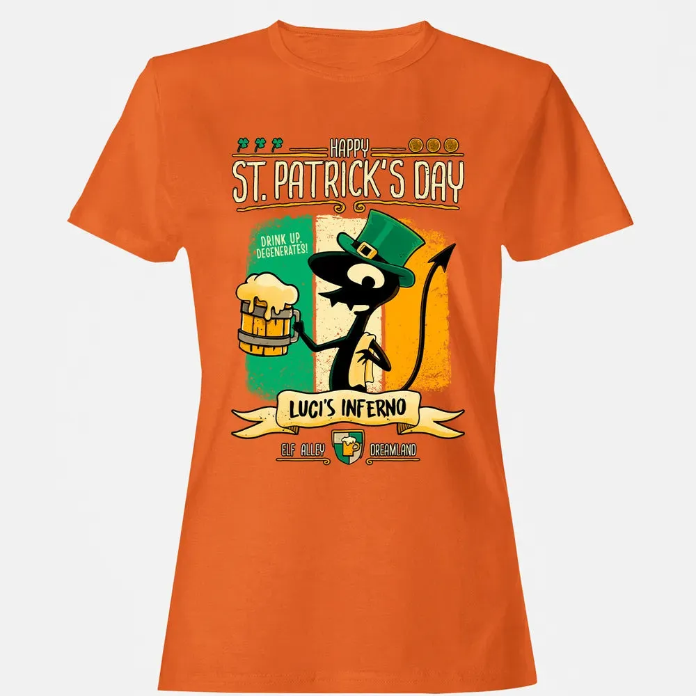 St Patrickâ€™s at Luci's Women's T-shirt - 11