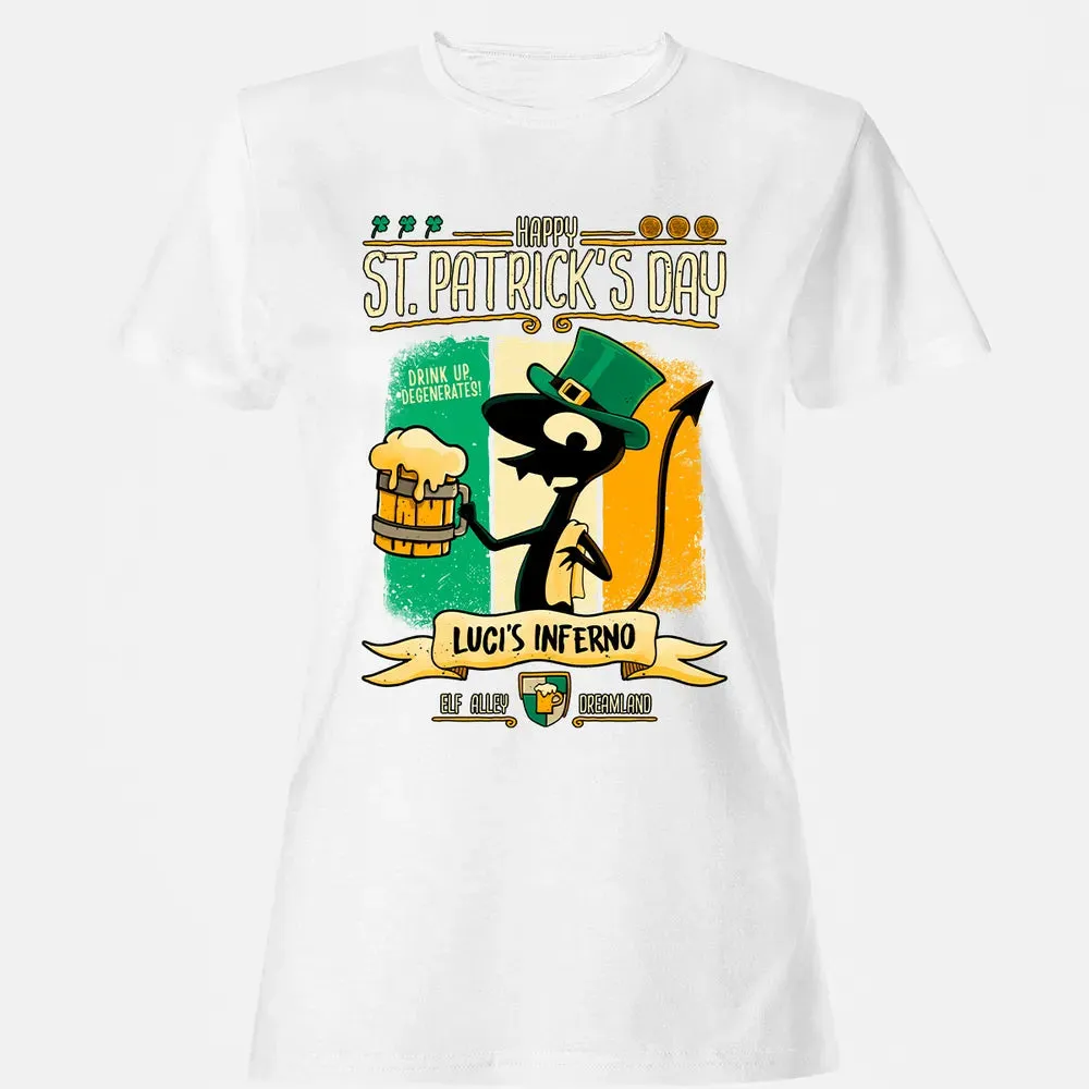 St Patrickâ€™s at Luci's Women's T-shirt - 16