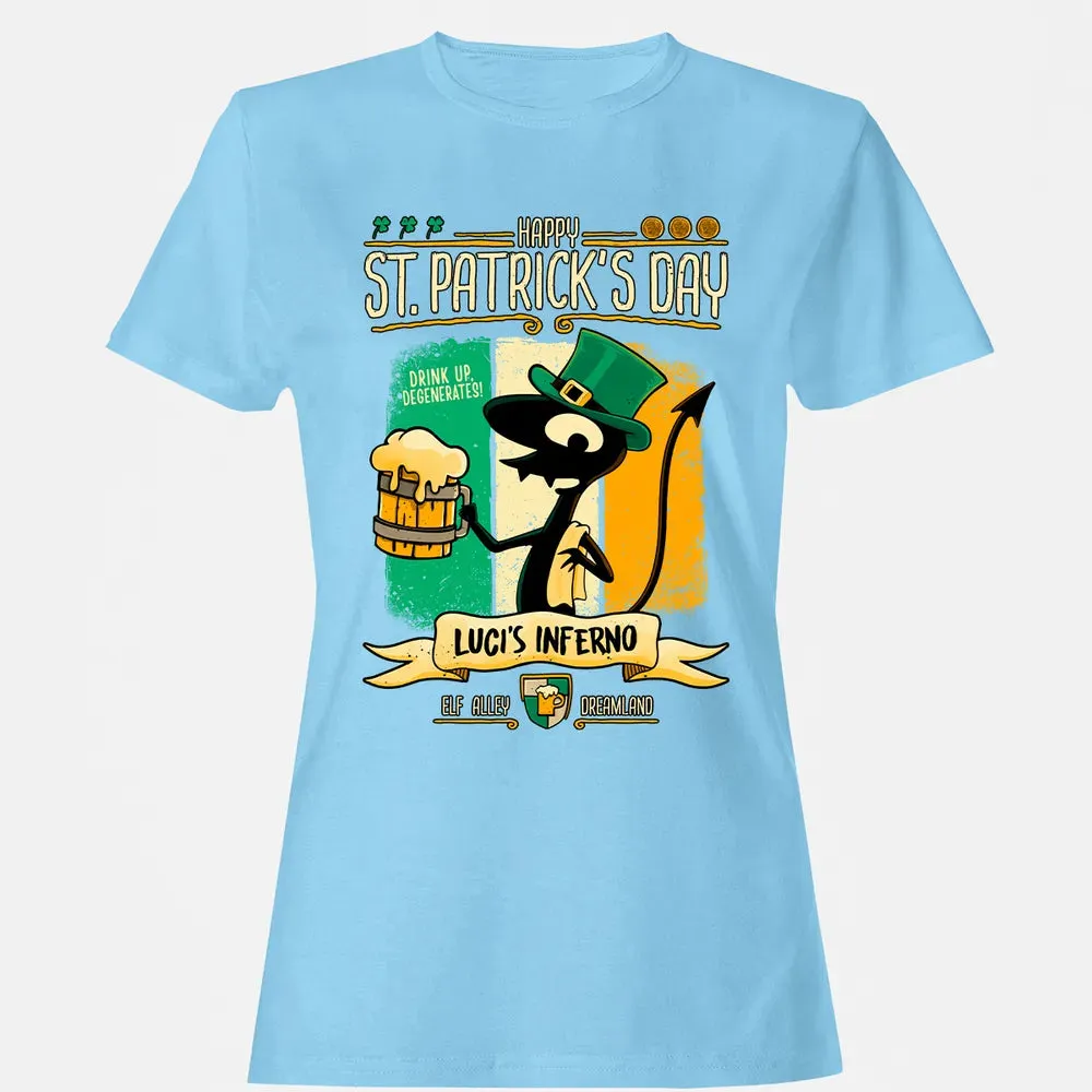 St Patrickâ€™s at Luci's Women's T-shirt - 8