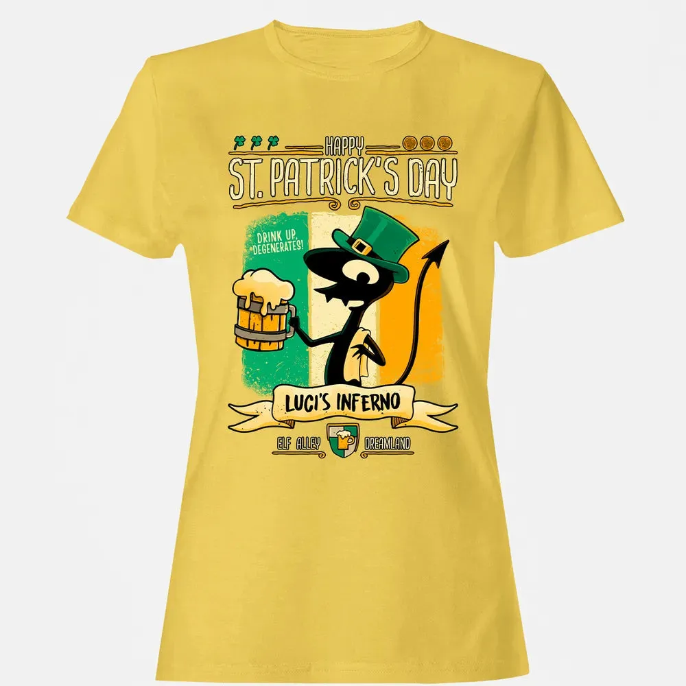 St Patrickâ€™s at Luci's Women's T-shirt - 4