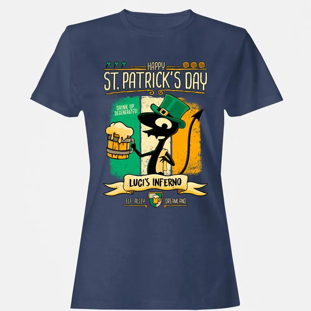 St Patrickâ€™s at Luci's Women's T-shirt - 10