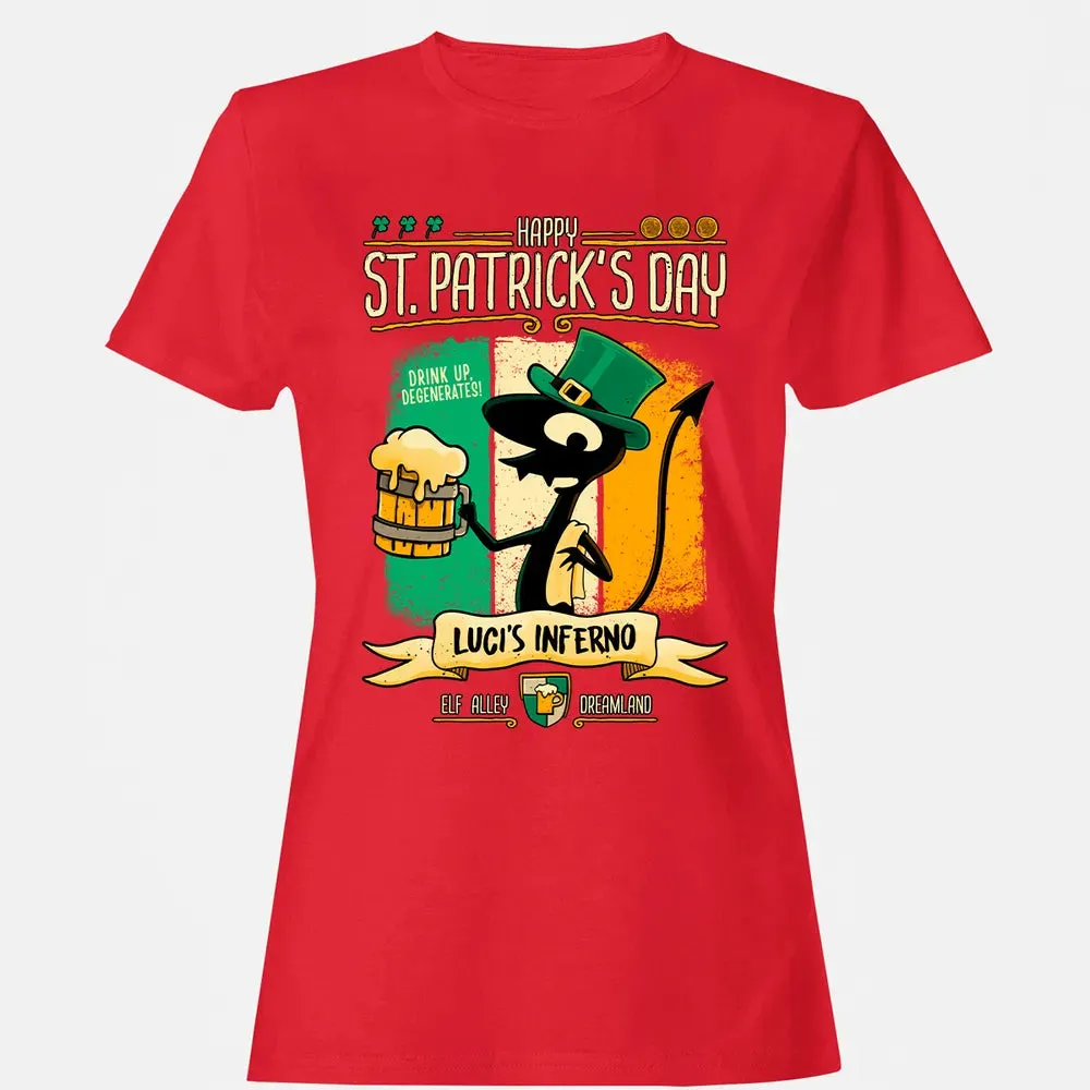 St Patrickâ€™s at Luci's Women's T-shirt - 13