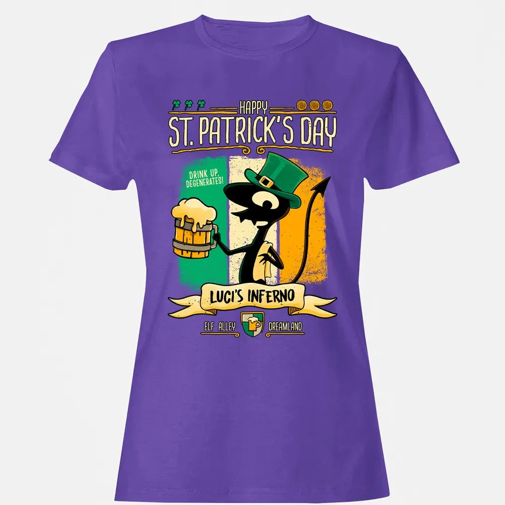 St Patrickâ€™s at Luci's Women's T-shirt - 12