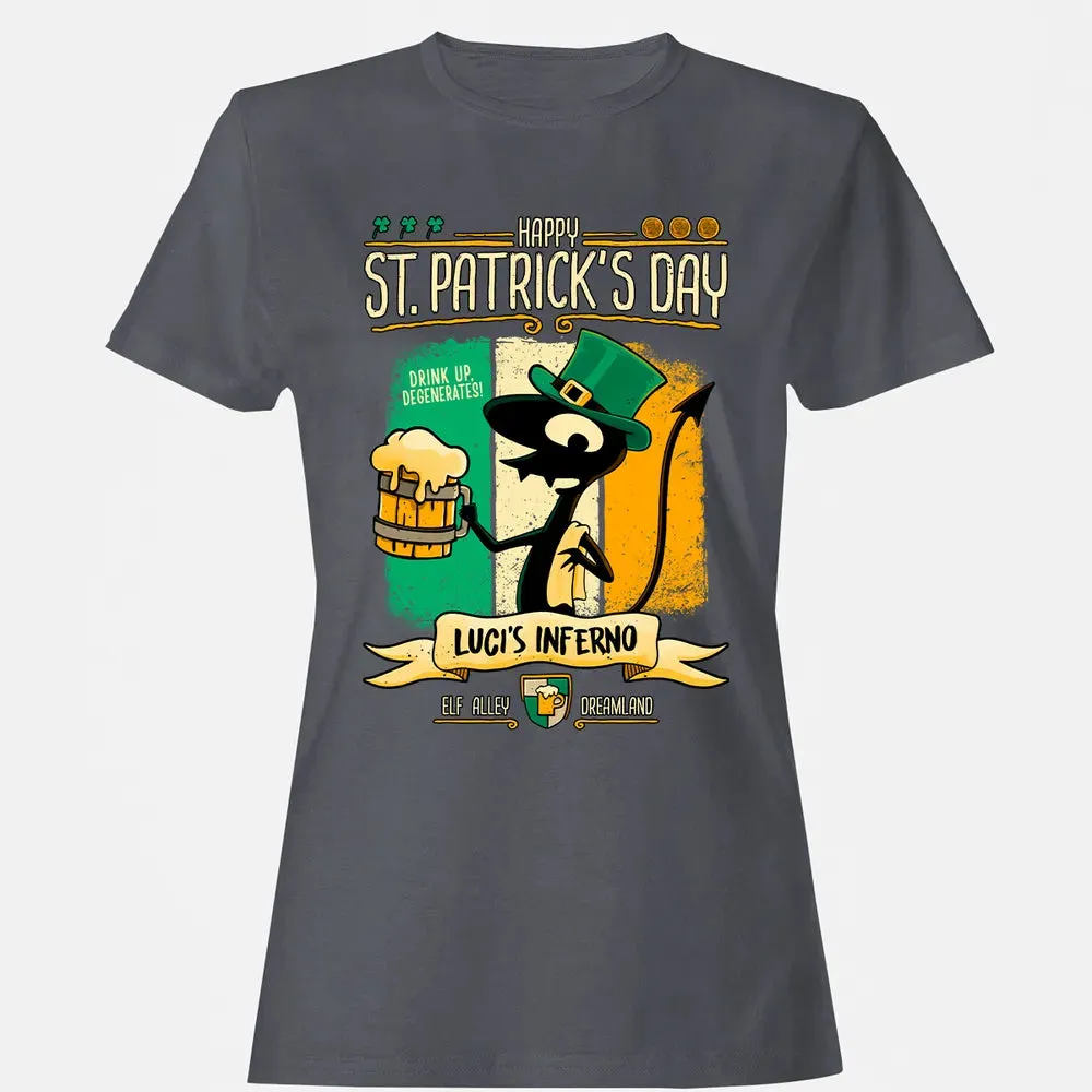 St Patrickâ€™s at Luci's Women's T-shirt - 5