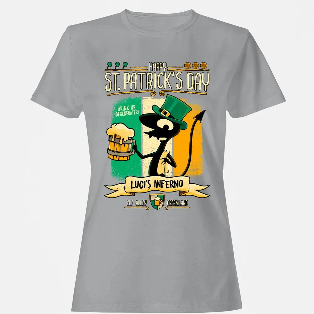 St Patrickâ€™s at Luci's Women's T-shirt - 15