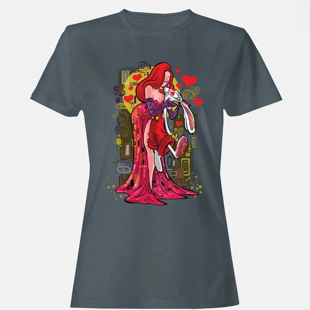 Rabbit Kiss Women's T-shirt - 3