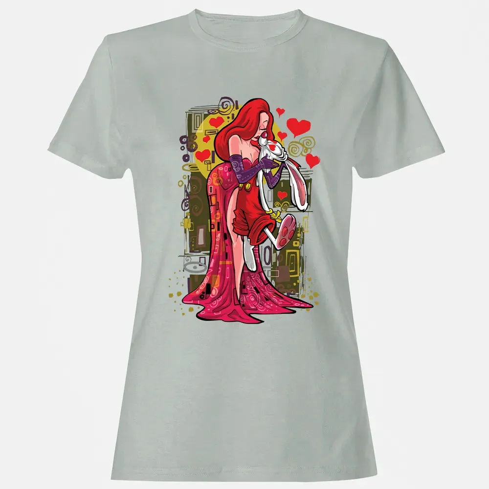 Rabbit Kiss Women's T-shirt - 2