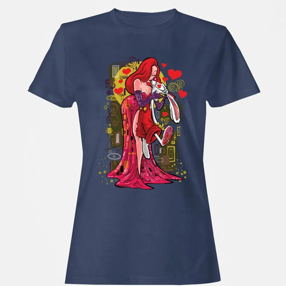 Rabbit Kiss Women's T-shirt - 10